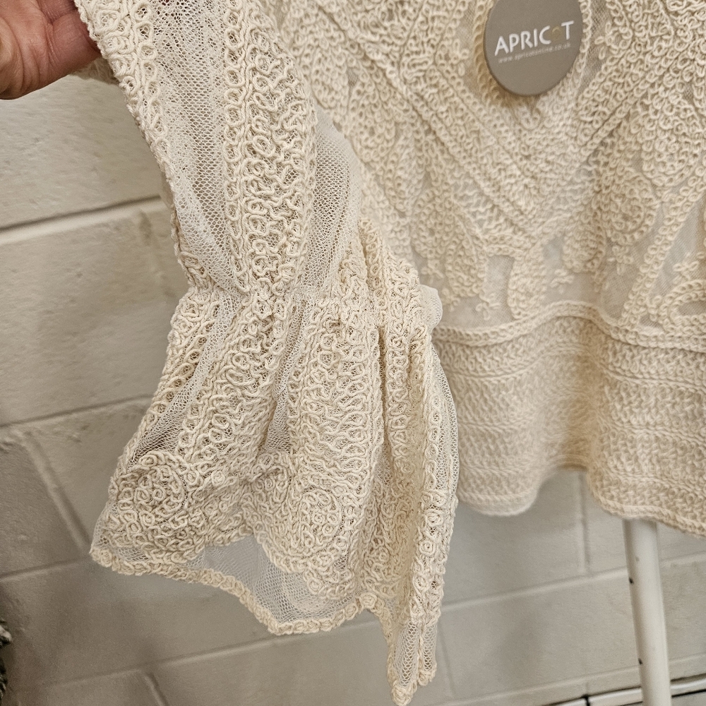 Banded Sleeve Lace Top - Picture 4 of 9